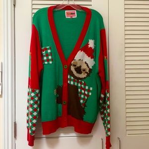 Tipsy Elves Sloth Christmas Sweater XXL